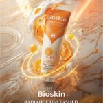 Bioskin Vitamin C Intense Glow Face Wash – Deeply Cleansing Creamy & Foaming Formula (100ml)