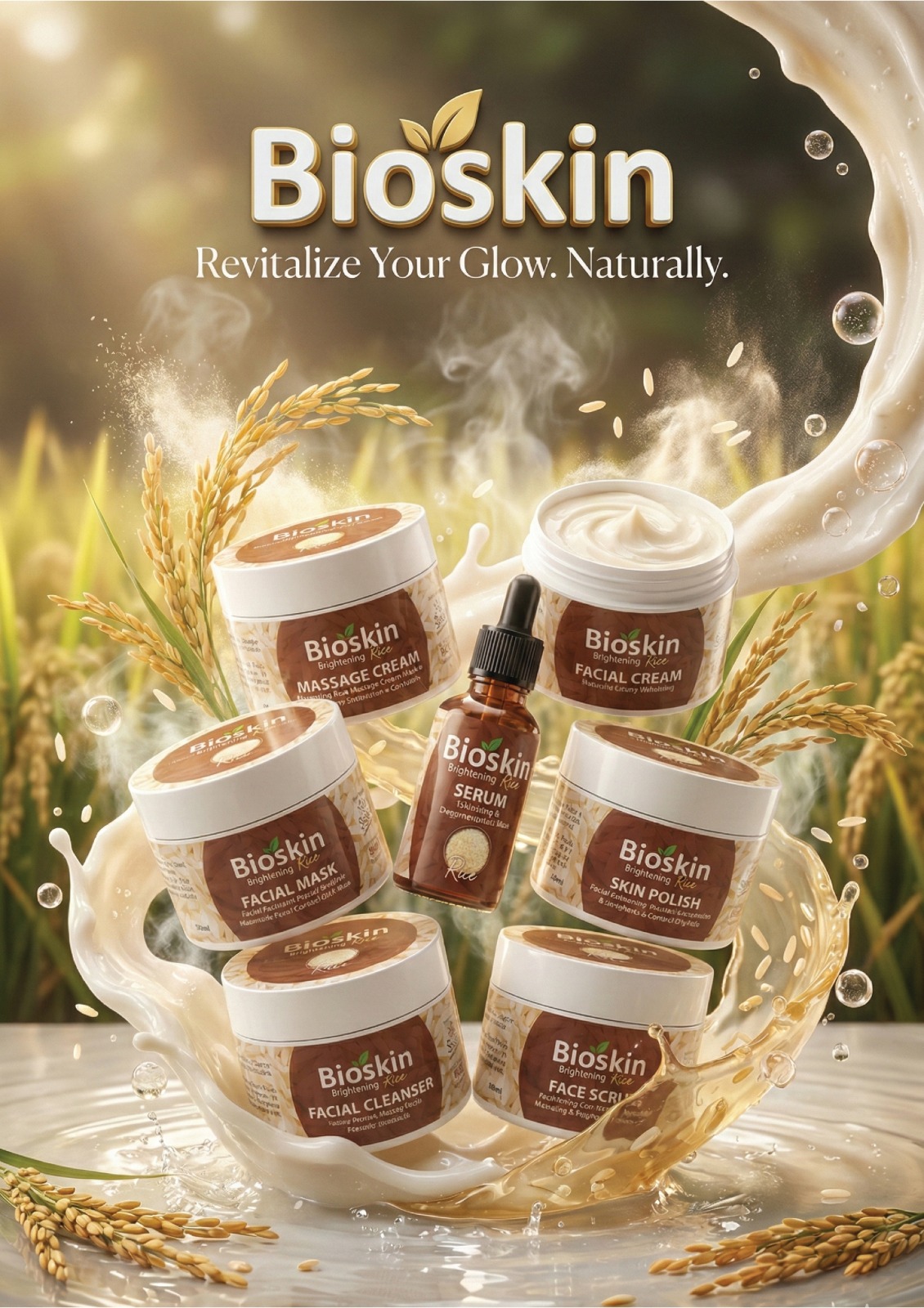 WhatsApp Image 2026-02-13 at 10.44.26 PM Bioskin Brightening Rice Facial Kit – 7-Step Organic Glow & Skin Revitalization Set - Image 1